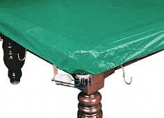 Покрывало для стола 10 ф (влагостойкое, зеленое, резинки на лузах)